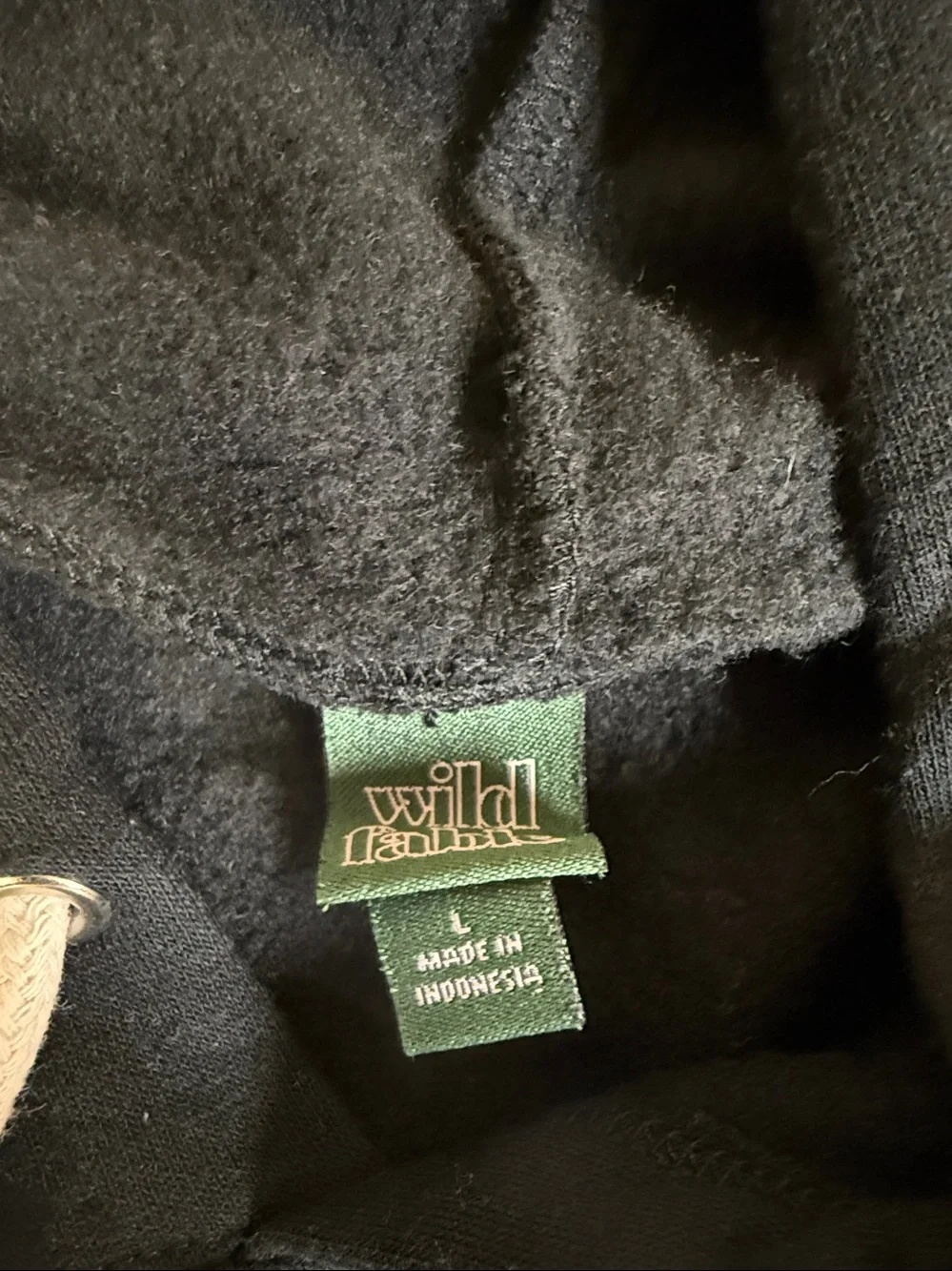 💚 Wild Fable Black Cropped Hooded Sweatshirt 💚
